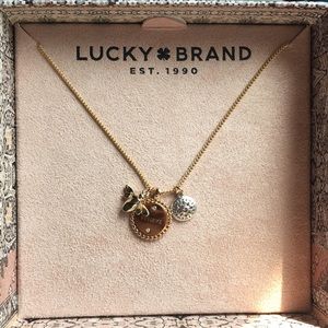 Lucky Brand bumble bee necklace
